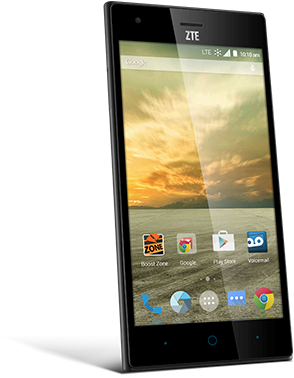 Boost Mobile Announces Zte Warp Elite For $179 - Boost Mobile Zte Warp Elite (370x385), Png Download