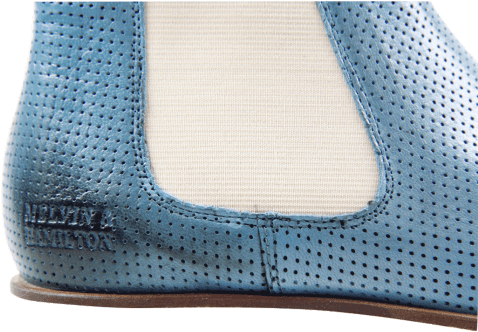 Ankle Boots Sally 25 Salerno Perfo Aqua Elastic Off - Leather (477x477), Png Download