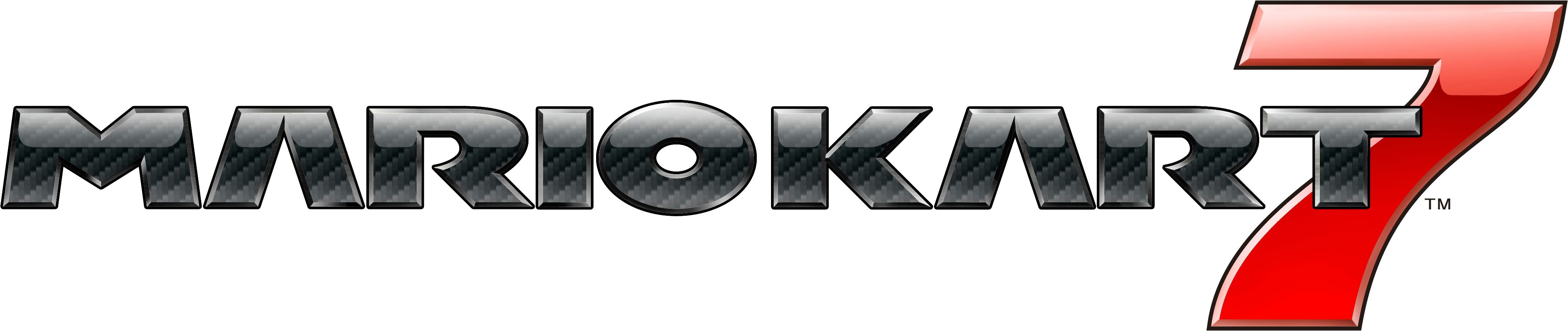 Mario Kart 7 Logo (4196x924), Png Download