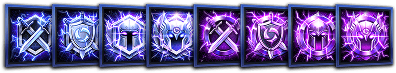 Hots Hero Portrait Season Reward - Heroes Of The Storm Ranked Icons (800x200), Png Download