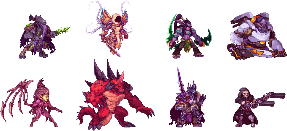 Starcraft Art Hero Storm - Heroes Of Storm Kolay Cizim (983x456), Png Download