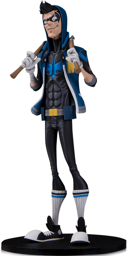 Dc Comics Vinyl Collectible Nightwing - Dc Collectibles Artist Alley (480x968), Png Download