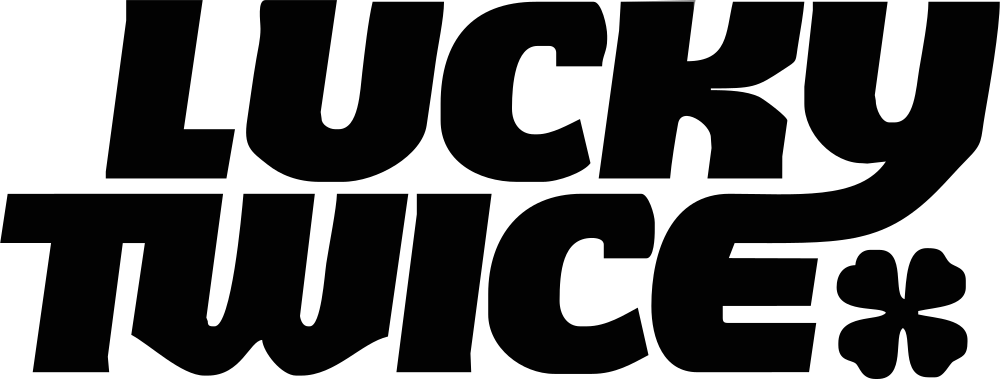 Download - Lucky Twice I M So Lucky Lucky (1000x379), Png Download
