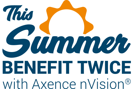 This Summer, Benefit Twice With Axence Nvision - Graphic Design (468x313), Png Download