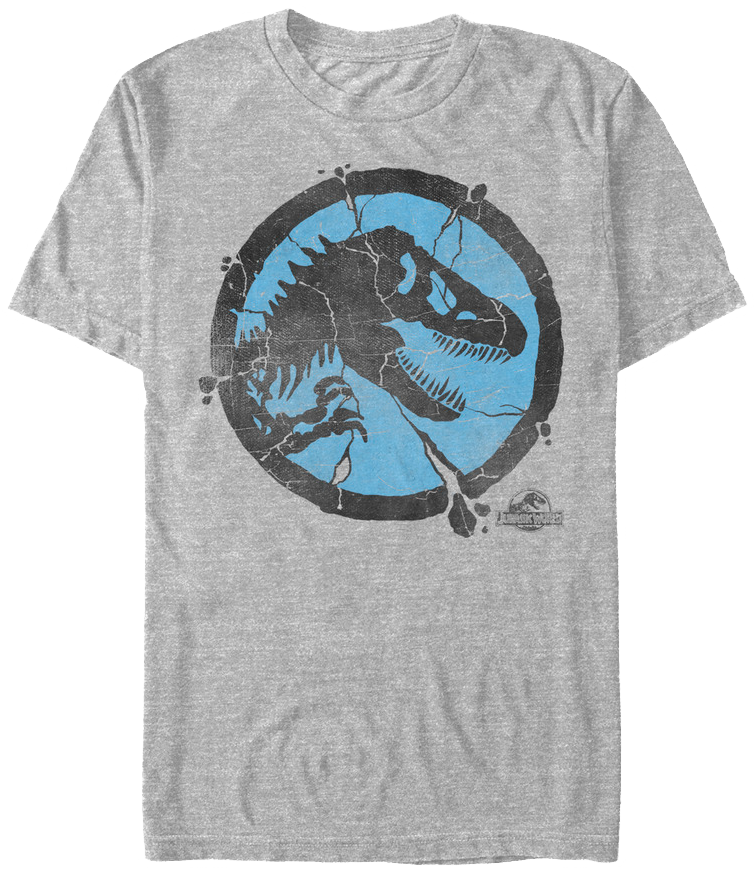 Cracked Logo Jurassic Park T-shirt - We Bare Bears Shirt (755x874), Png Download