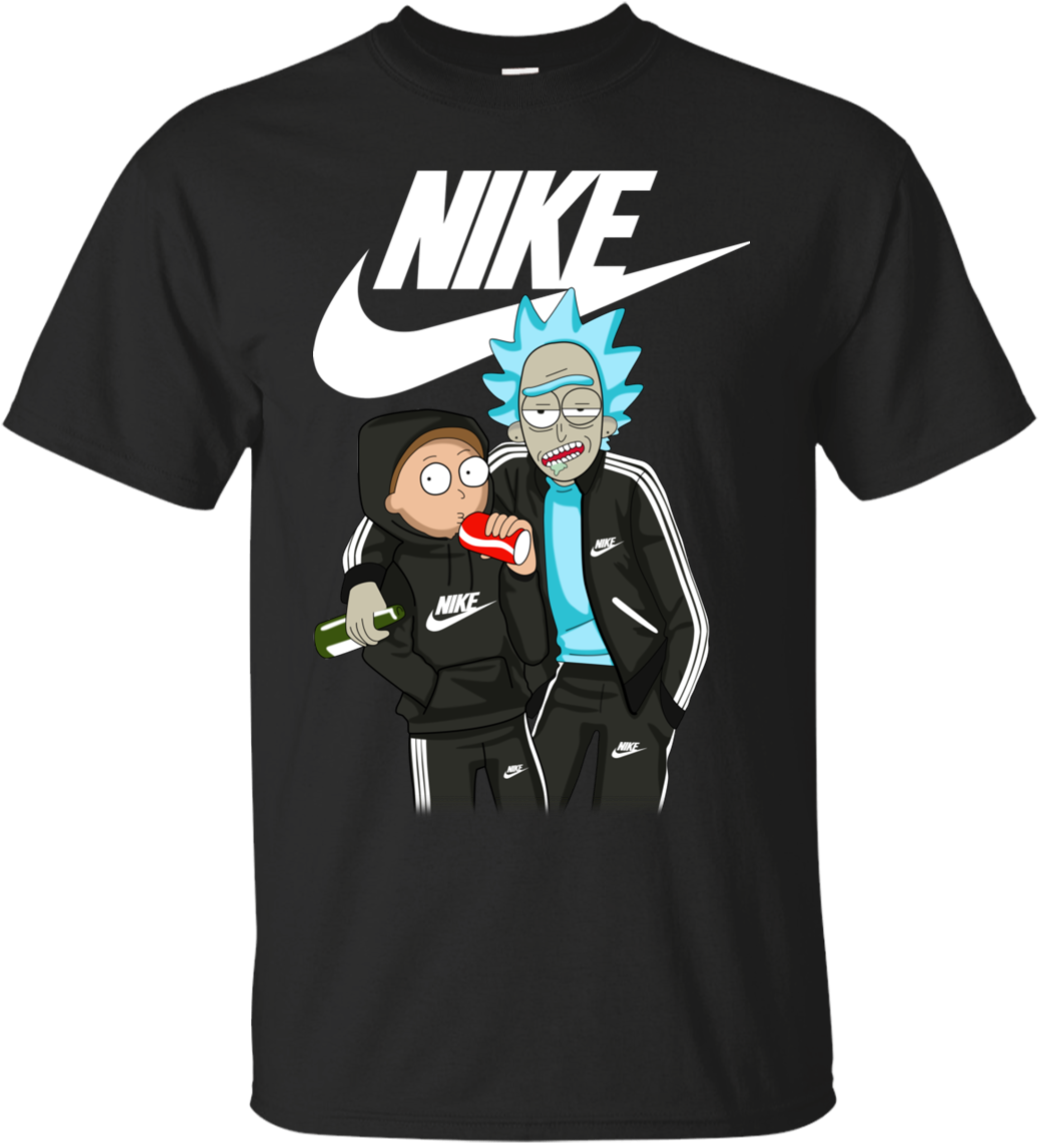 Rick And Morty Nike (1155x1155), Png Download