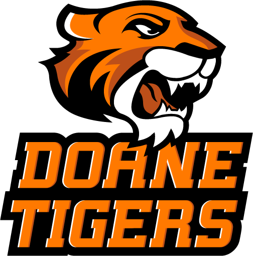 Doane Logo - Doane Tigers (504x510), Png Download
