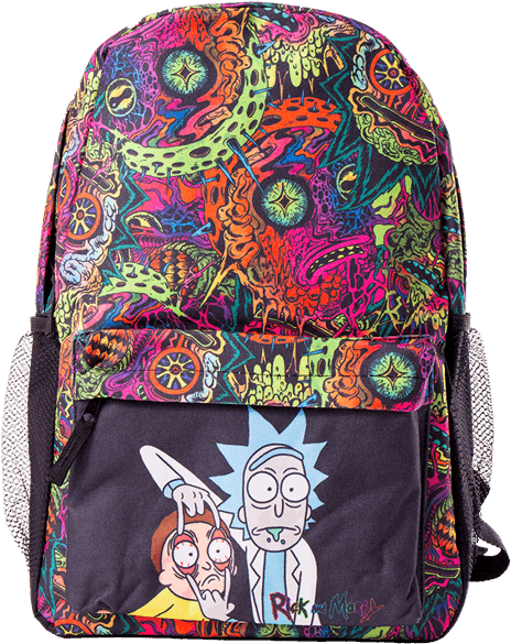 Rick And Morty - Rick And Morty Shop Backpack (600x600), Png Download