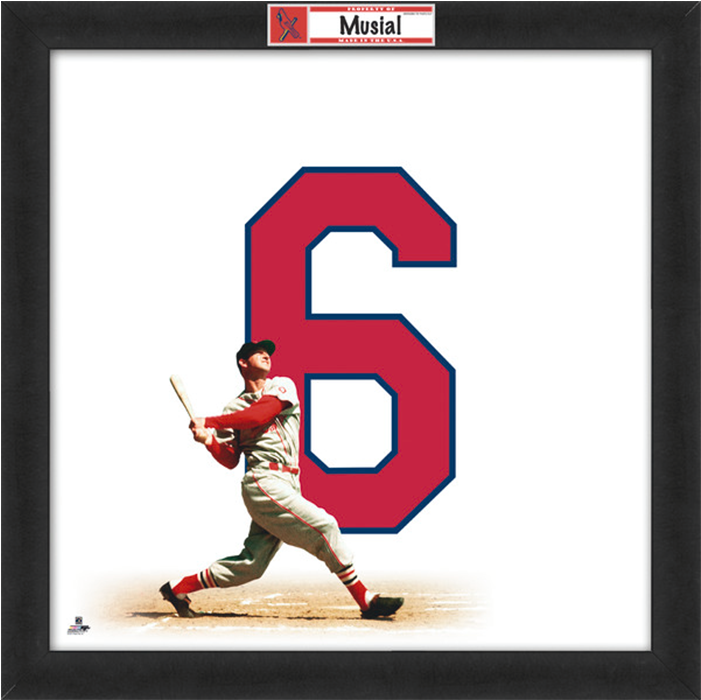 St Louis Cardinals Uniframe Framed Posters - St. Louis Cardinals Stan Musial Desktop Statue (700x1000), Png Download
