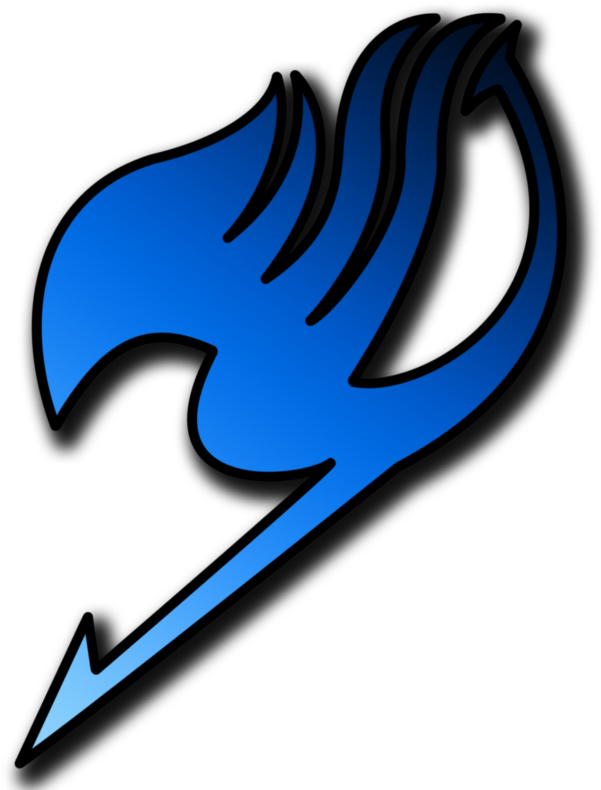 Beautiful Fairy Tail Emblem Pictures - Logo Fairy Tail Blue (900x1164), Png Download