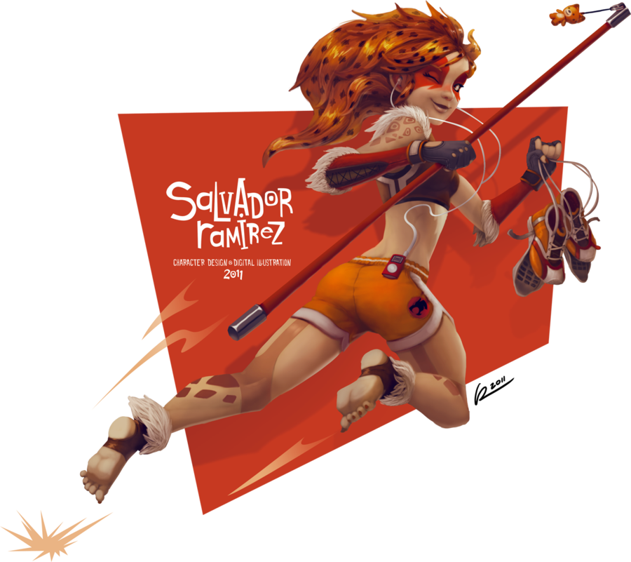 Salvador Ramirez - Thundercats 2011 Cheetara Feet (900x801), Png Download