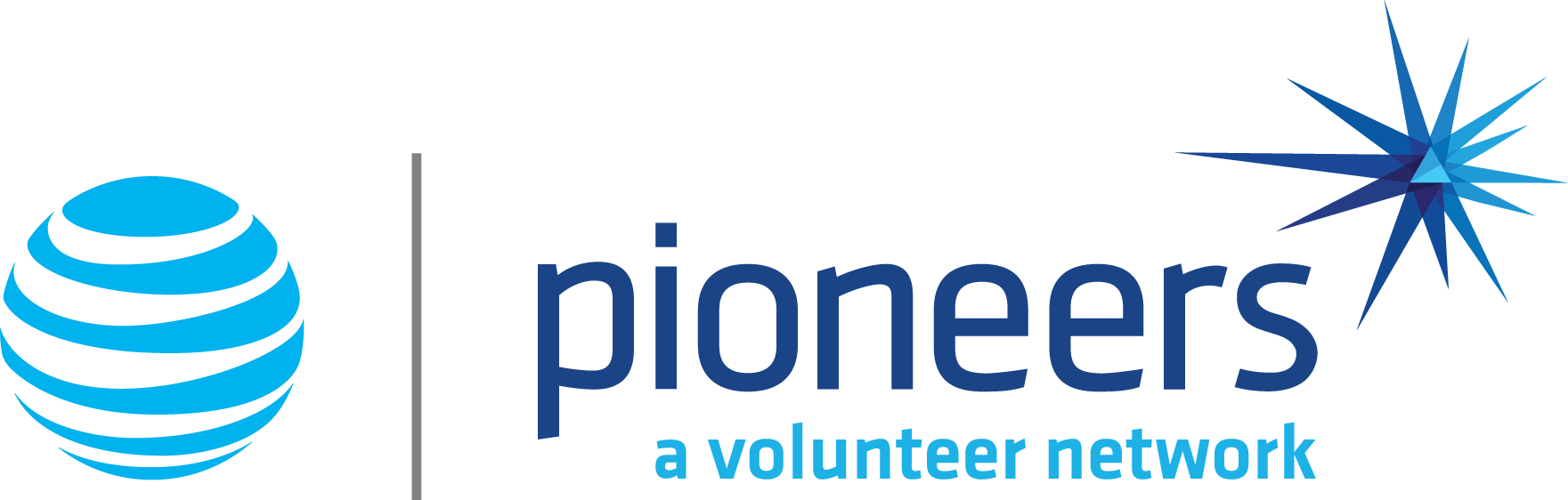At&t Pioneers Logo (1761x562), Png Download