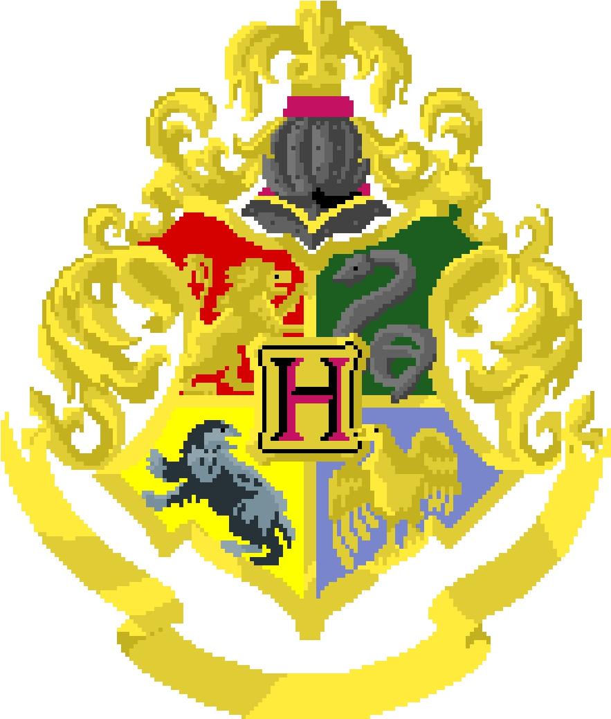 Hogwarts Crest - Coat Of Arms (912x1068), Png Download