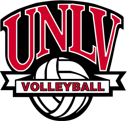 University Of Nevada Las Vegas Women's Volleyball - Unlv Volleyball Logo (440x420), Png Download
