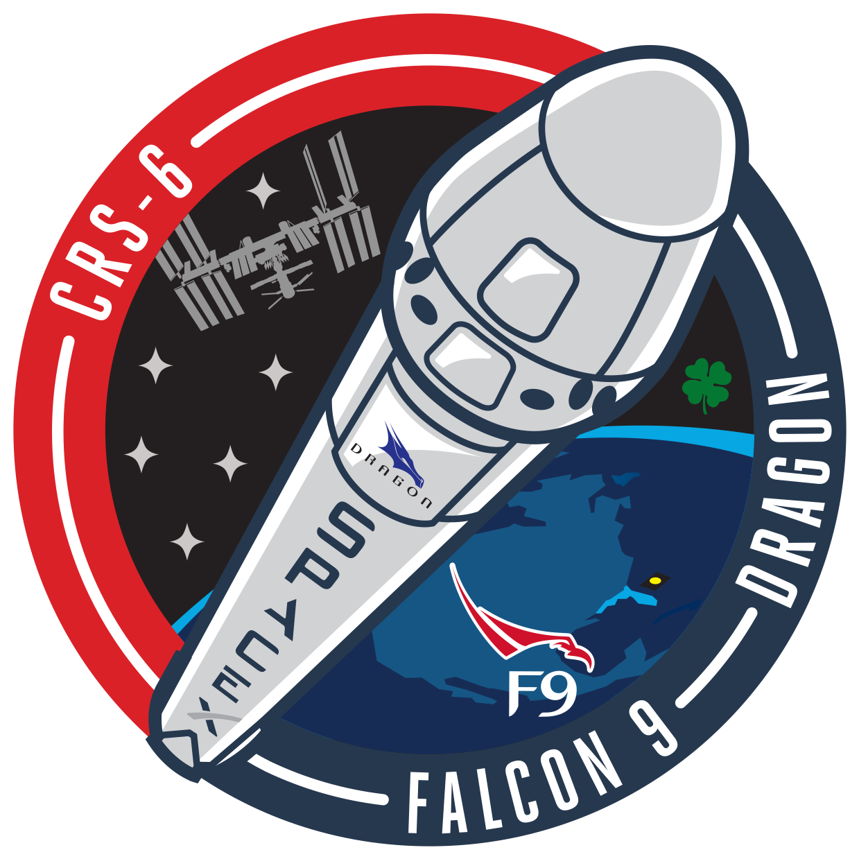 Related Spacex Rocket Clipart - Space X Patch (1239x1239), Png Download