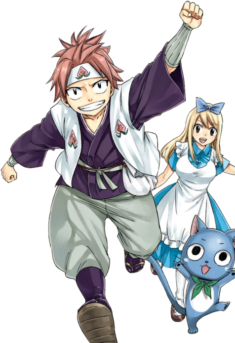 3 - Fairy Tail In Wonderland (500x697), Png Download