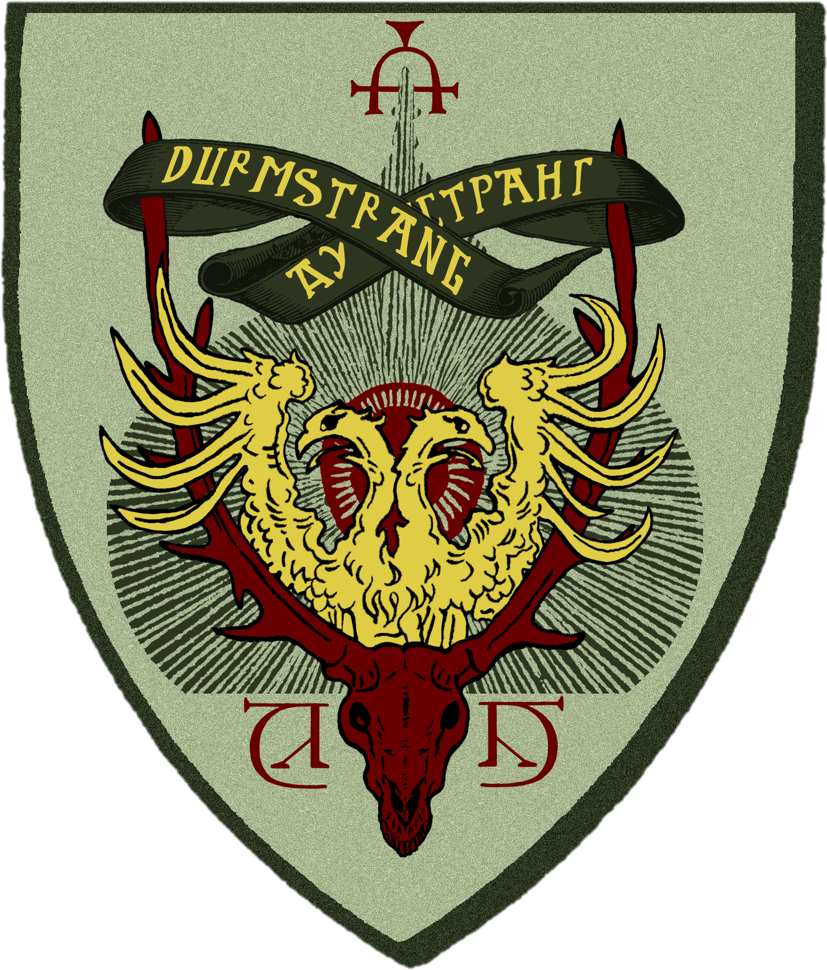 Hogwarts School Crest Png - Harry Potter Durmstrang Logo (1776x2062), Png Download