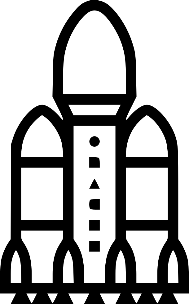 Png File - Spacex Rocket Clip Art (610x980), Png Download