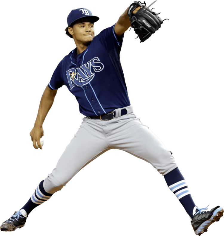 Tampa Bay Rays Player - Uniforme Mantarrayas De Tampa (750x789), Png Download