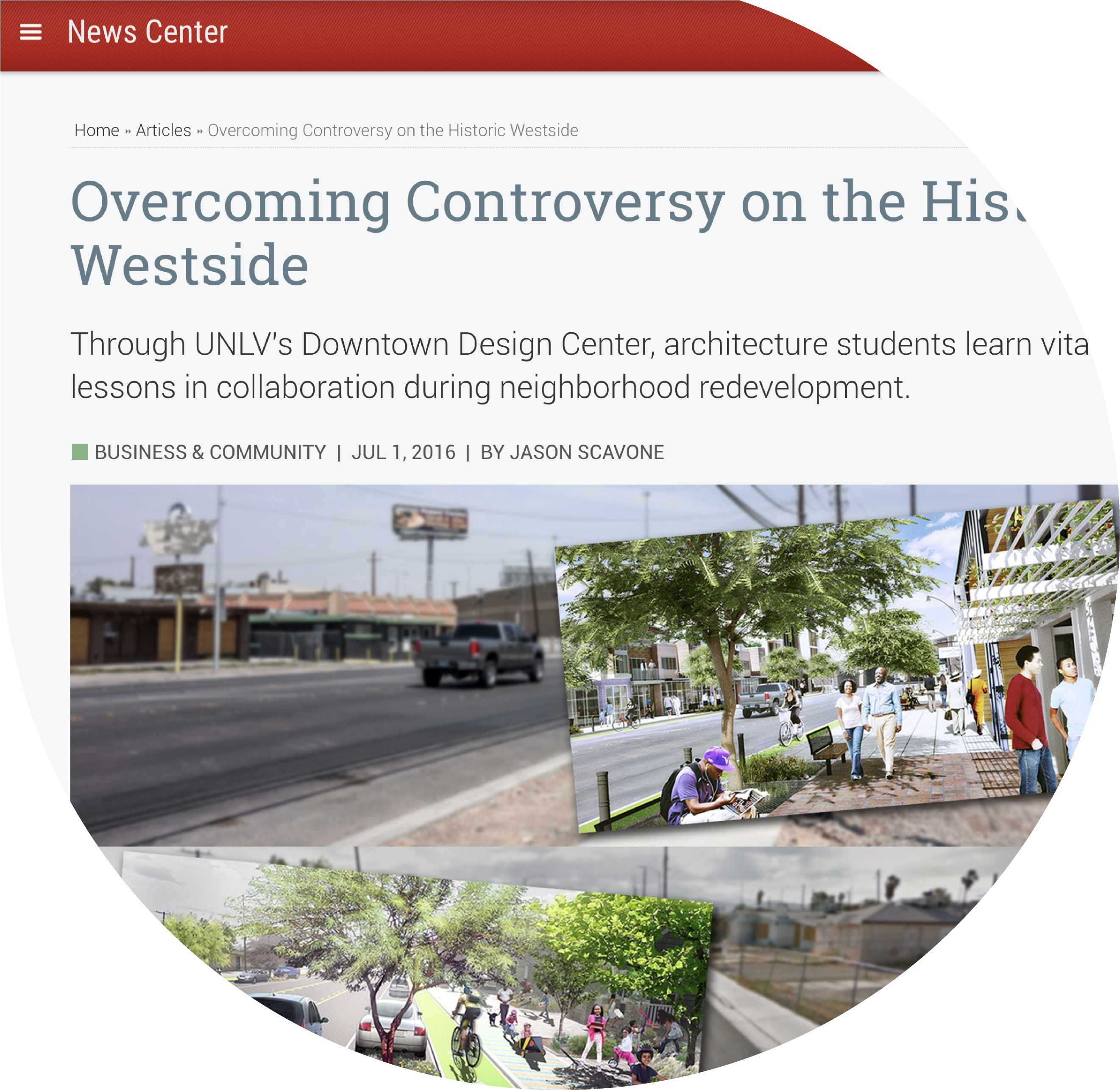 Unlv News Center Westside 2016 - News (5100x3300), Png Download
