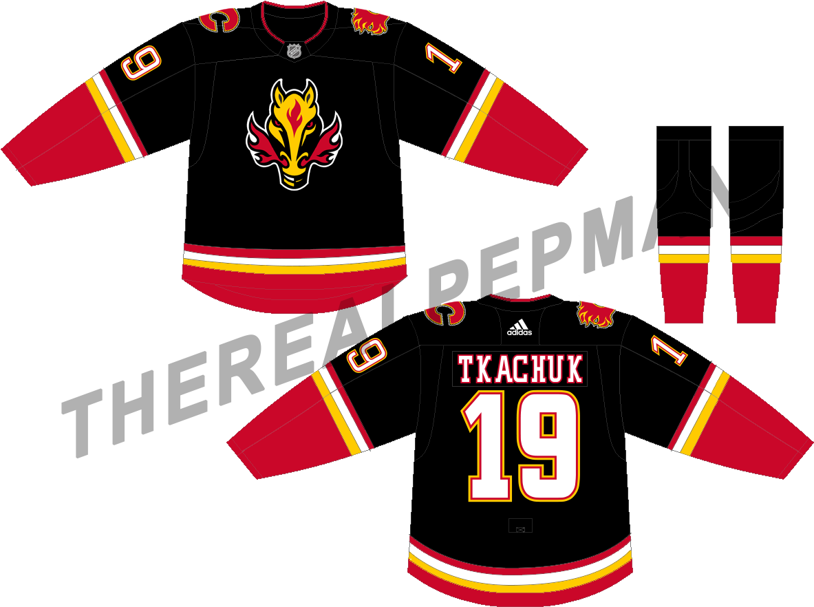 In An Alternate Universe, The Calgary Flames Released - Calgary Flames (1200x900), Png Download