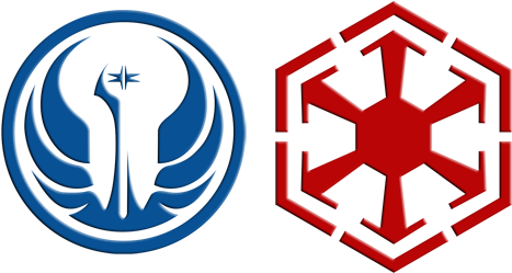 Factions - Old Galactic Republic Logo (500x273), Png Download