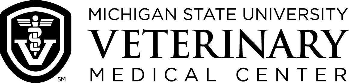 Msu Veterinary Medical Center Logo Black Text White - Veterinary Medical Center Msu (1161x278), Png Download
