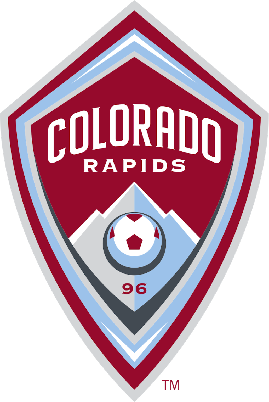 Colorado Rapids, Major League Soccer, Commerce City, - Colorado Rapids Logo (686x1024), Png Download