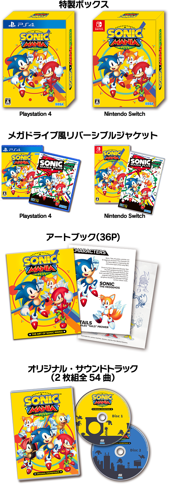 Buy Sonic Mania Plus - Sonic Mania Plus Original Soundtrack (578x1651), Png Download