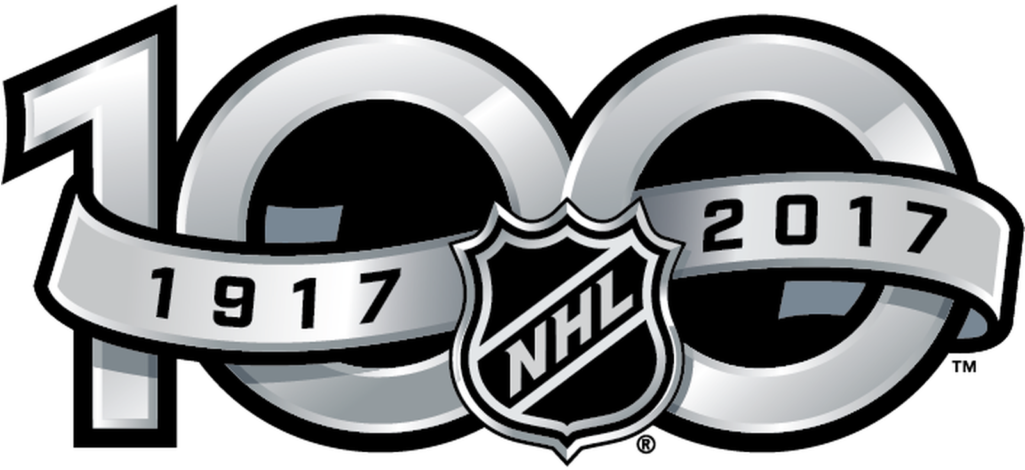 Calgary Flames , And Toronto Maple Leafs (2008 2009), - Nhl 100 Years Logo (1024x576), Png Download