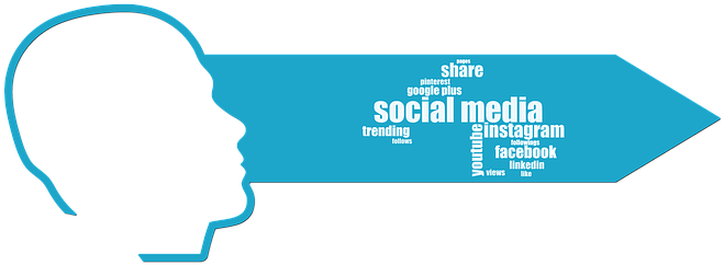 Arrow, Head, Social, Media, Google - Social Media (763x340), Png Download