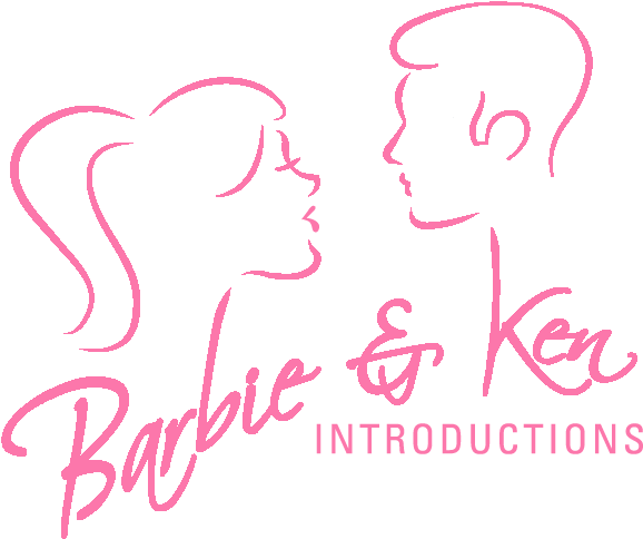 When - Barbie Y Ken Logo (615x520), Png Download