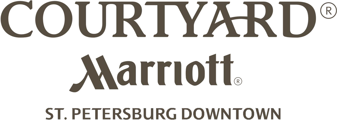 Courtyard By Marriott St Petersburg Downtown - New Courtyard Marriott Logo (1192x472), Png Download