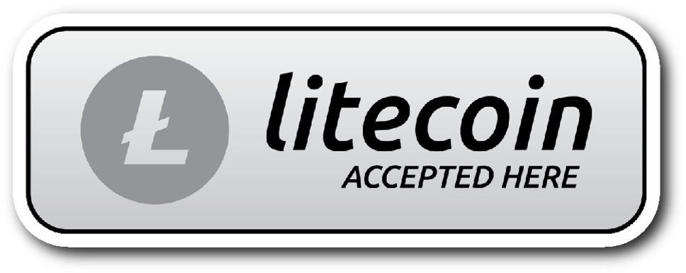 Litecoin Accepted Here Button Photo - Bitcoin Accepted (1024x1024), Png Download