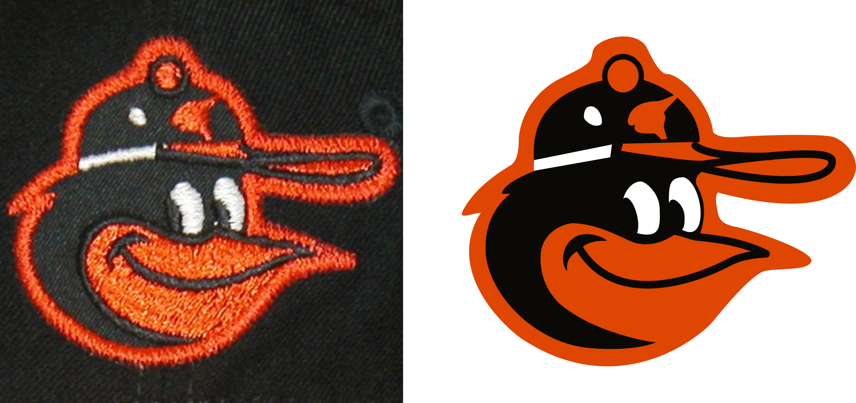 Baltimore Orioles Cap Logo - Baltimore Orioles Logo No Background (2818x1327), Png Download