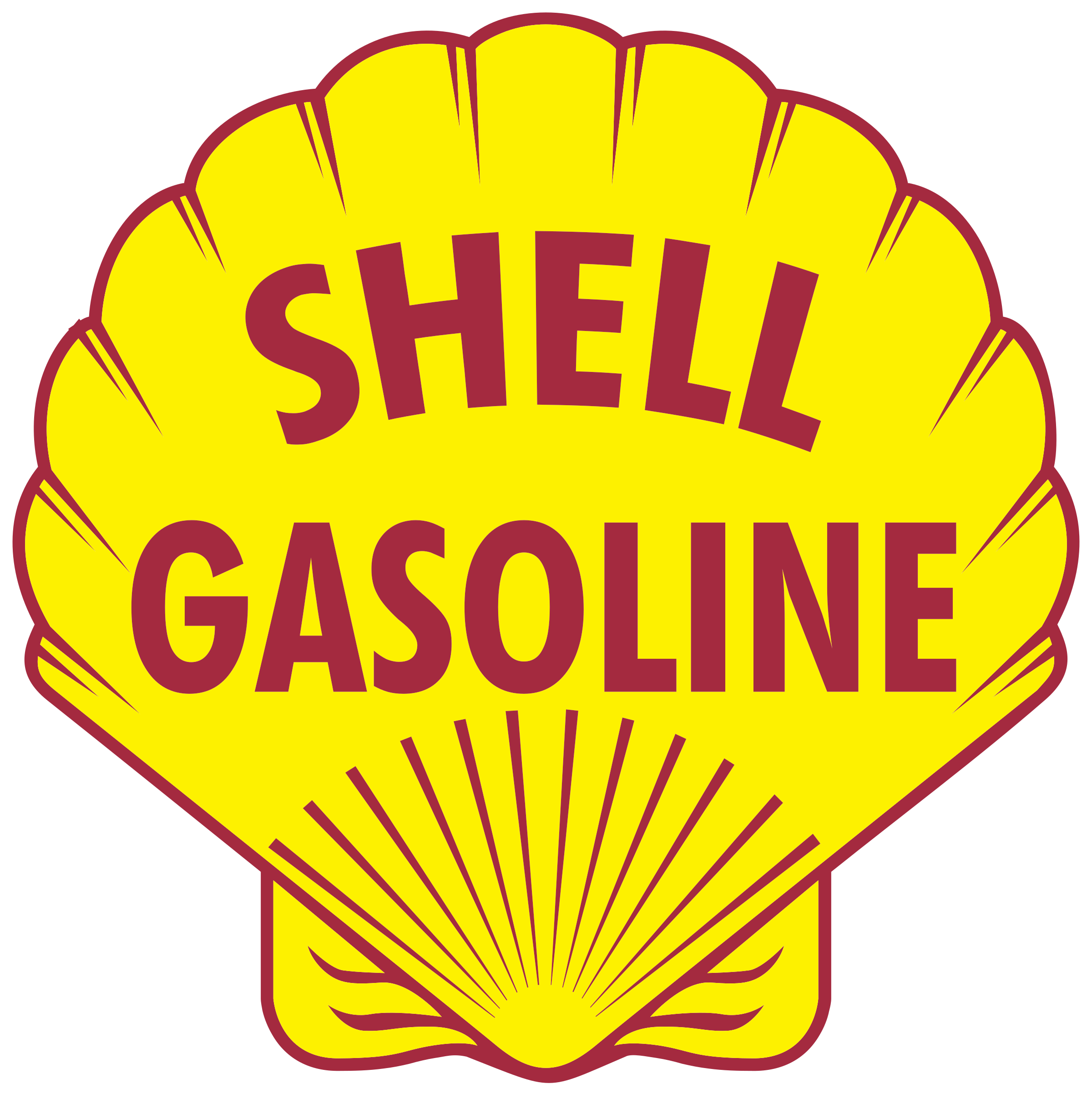 Shell Gasoline Logo Png Transparent - Mlb All Star Game Voting 2018 (2400x2403), Png Download