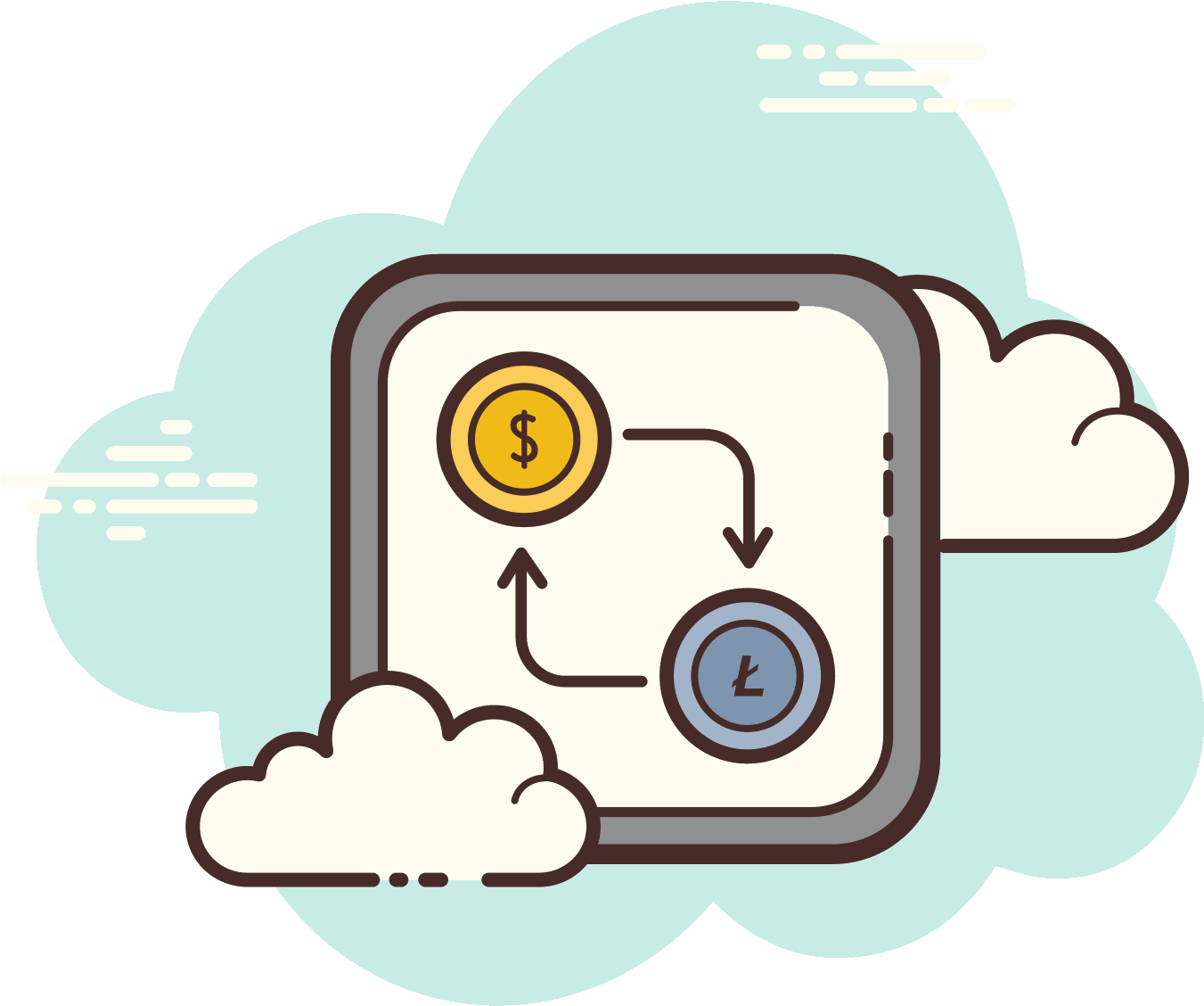 Litecoin Exchange Icon - Icon (1600x1600), Png Download