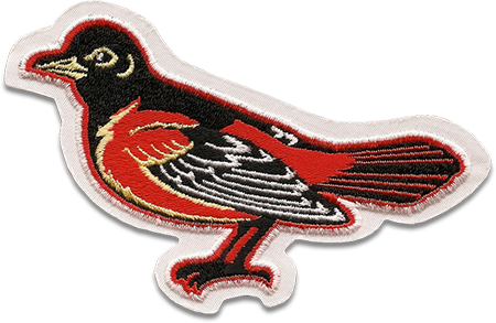 Baltimore Orioles - Sports Logo - Patch - Patches - - Blackbird (450x293), Png Download