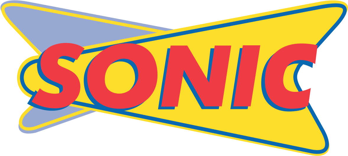 Facts About Sonic Drive-in - Sonic Drive Thru Logo (1024x507), Png Download