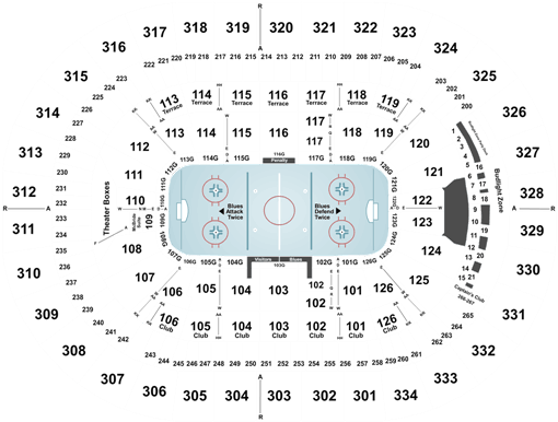 Colorado Avalanche Tickets At Enterprise Center On - Enterprise Center (525x410), Png Download