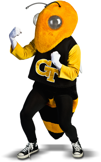 Georgia Tech Mascot Clipart - Georgia Institute Of Technology Mascot Buzz (500x650), Png Download