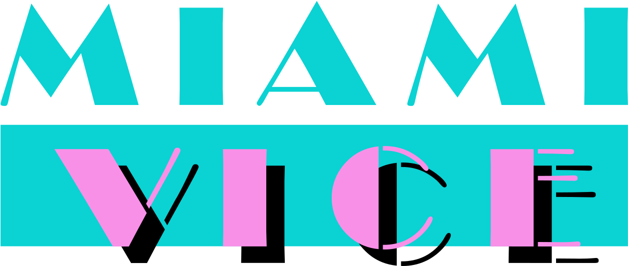 Heat Logo Transparent - Miami Vice Logo Png (600x263), Png Download