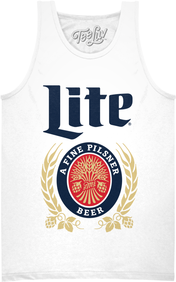 Vintage Miller Lite Logo Tank - Miller Lite Shirts (999x1024), Png Download