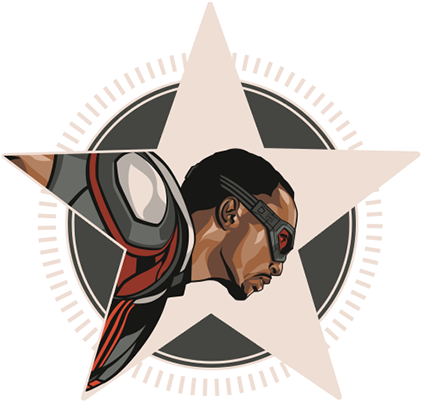 Winter Soldier - Illustration (600x447), Png Download