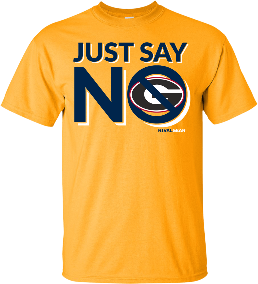 Georgia Tech Yellow Jackets Fan T-shirt, Just Say No - Juventus Away Kit 2017 18 (1155x1155), Png Download