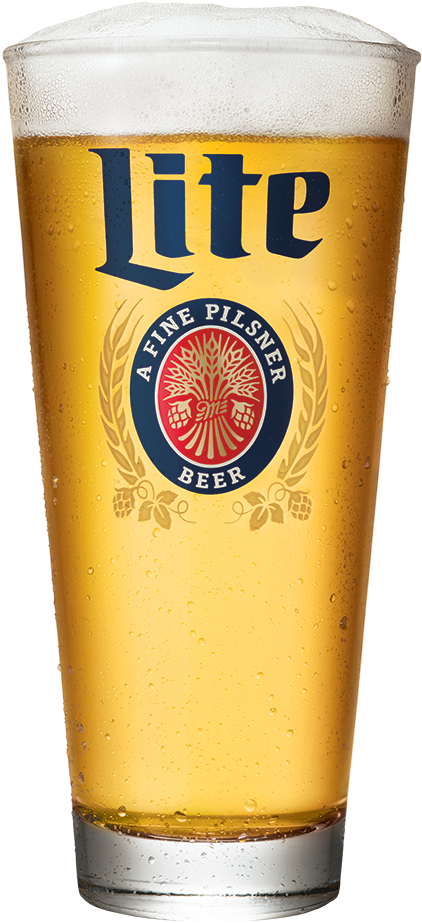 Miller Lite 16oz Signature Glass - Texas Can Miller Lite (1000x1000), Png Download