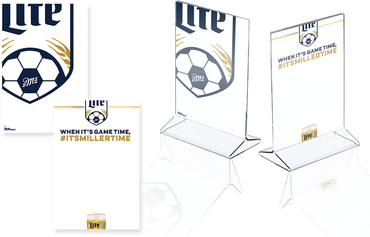 Miller Lite Soccer Crest Vector Mark And Embroidered - Miller Lite (1200x765), Png Download