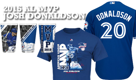 Blue Jays Shop - Toronto Blue Jays Josh Donaldson 2015 Mvp T-shirt (s) (480x280), Png Download