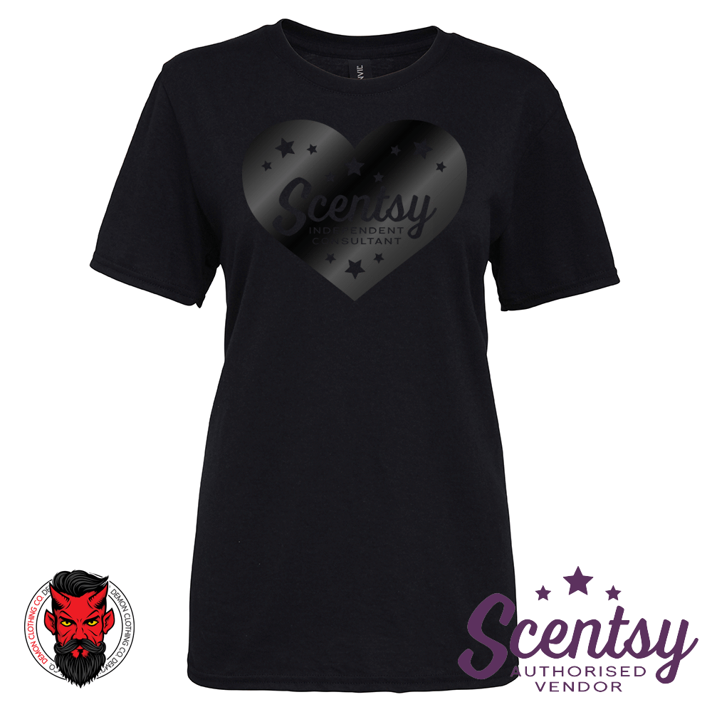 Scentsy Tri Star Heart Tri Blend Ladies T Shirt - Wax Boss Shirt (1000x1000), Png Download