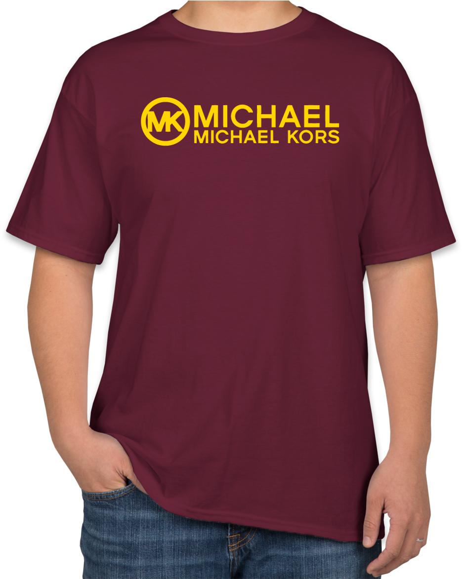 Amazing Michael Kors Logo Gold Unisex T-shirt - Php Code On T Shirt (1000x1172), Png Download